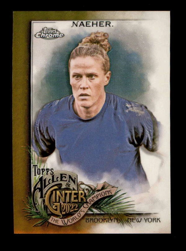 ALYSSA NAEHER 2022 TOPPS ALLEN & GINTER CHROME #267 GOLD REFRACTOR #38/50 BF1571 - Image 1 of 1