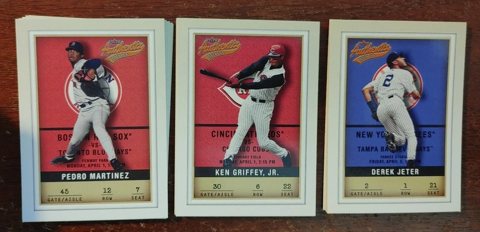 2002 Fleer Authentix base cards 1-150 Pick from drop down list - Image 1 of 1