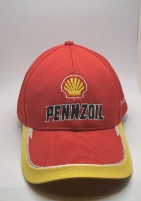 Sombrero rojo de carreras NASCAR Shell Pennzoil Penske Joey Logano #22 talla única para la mayoría Foto 1 de 4