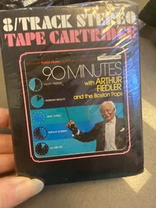 Arthur Fiedler Boston Pops 90 Minutes 8 Track Tape Sealed - Picture 1 of 5