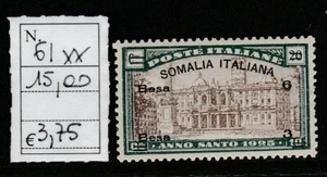 Somalia effige Anno Santo 1925 c 20 nuovo gomma integra mnh - Imagen 1 de 1
