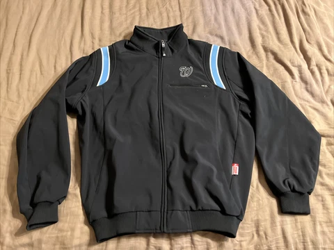 Washington Nationals Majestic Therma Base MLB Jacket Size Large Cover