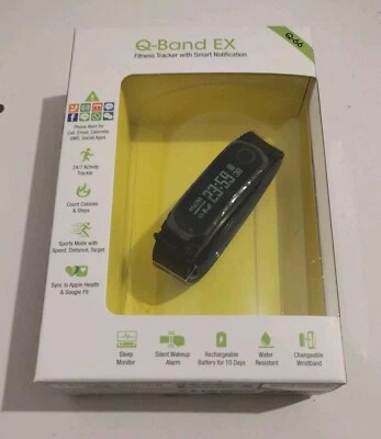 I Got-U Q-Band Ex Q66 FITNESS TRACKER  For Apple/ Android Smartphones - Image 1 of 4