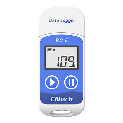 Elitech RC-5 USB Reusable Temperature Data Logger Temp Recorder With PDF Report • 152.99$
