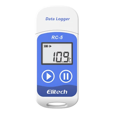 Elitech RC-5 USB Reusable Temperature Data logger Temp Recorder with PDF Report - Image 1 of 4
