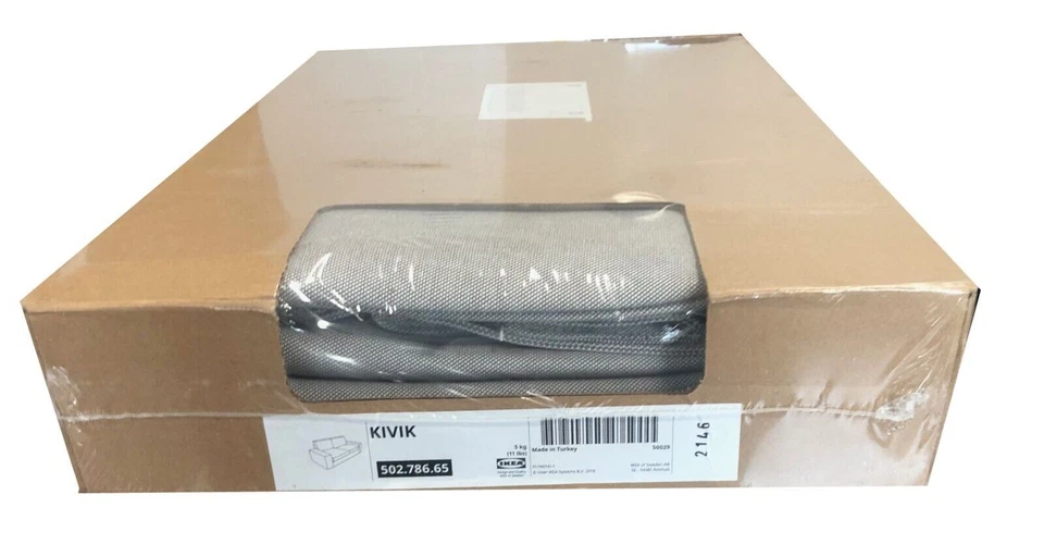 IKEA KIVIK Bezug für 2er-Sofa - Hellgrau