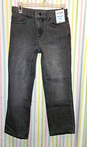 Cat & Jack Grey Relaxed Straight Adjustable Waist Jeans ~NEW w/ TAGS ~VERY NICE - Picture 1 of 4