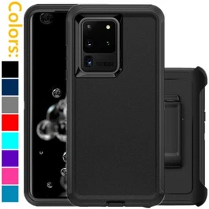 For Samsung Galaxy S20 / S20+Ultra 5G Defender Case w/ Clip fits Otterbox - Picture 1 of 20