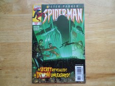 1999 PETER PARKER SPIDER-MAN #8 BLADE MORBIUS SIGNED BY SCOTT HANNA ARTWORK POA