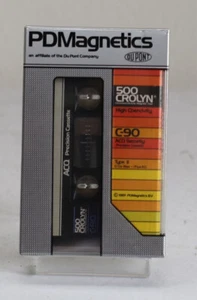 Cinta de casete PD Magnetics 500 Crolyn Tape C90 sin usar/NOS - rareza absoluta - Imagen 1 de 3