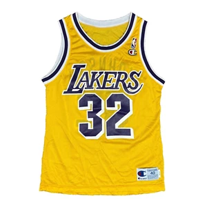 Vintage Los Angeles Lakers Jersey Mens 40 NBA Basketball Magic Johnson 90s - Picture 1 of 9