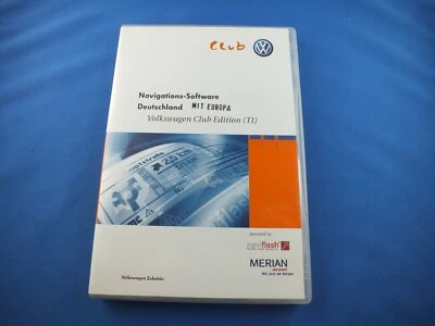 Original Volkswagen Navigation T1 Deutschland mit Europa 2006 Naviflasch THBBury - Bild 1 von 3
