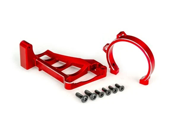 Traxxas 1/7 Maxx Slash * Aluminum Motor Mounts Red * 10262-RED