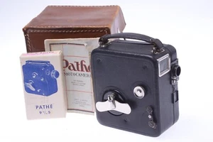 ✅ PATHE MOTOCAMERA EARLY MODEL 9.5MM FILM CAMERA ROUSSEL 20MM 3.5 KYNOR LENS - Picture 1 of 9