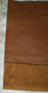 Scrap Leather Genuine cowhide   Rusty Gold  31 x 9  inches  1 piece New!!