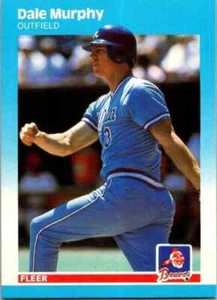 MLB Baseball Card Dale Murphy 1987 Fleer #522 Atlanta Braves - Picture 1 of 1