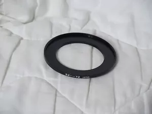 NOS Adattatore metallo anello step up freddo 52 mm a 72 mm Giappone - Foto 1 di 2