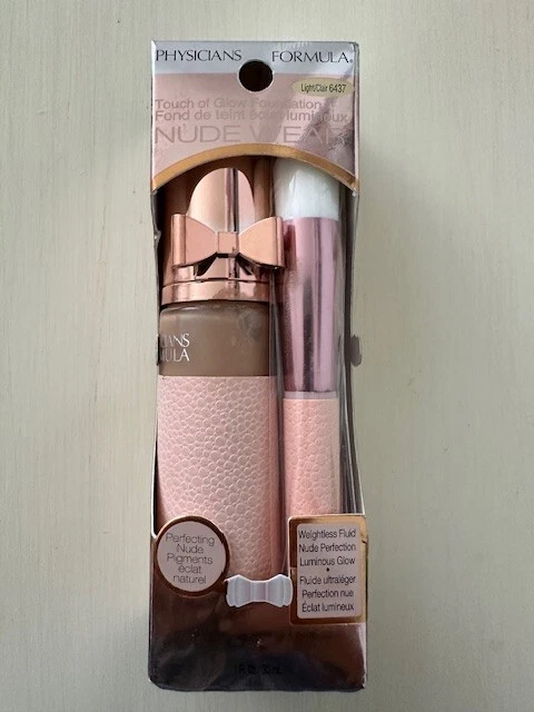 Physicians Formula Nude Wear Touch of Glow Foundation 6437 Light New - Image 1 of 4