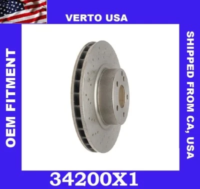 Rotor de freio dianteiro para Mercedes-Benz CL500, S430, S500 com base na tabela - Imagem 1 de 3
