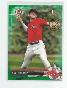 2017 Bowman Draft   COLE BRANNEN   Green  48/99