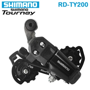SHIMANO TOURNEY RD TY200 Deragliatore posteriore GS gabbia media 6 7 velocità bullone su MTB - Foto 1 di 6
