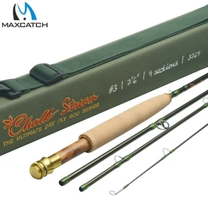 Maxcatch CHALK Stream 2/3wt 6,5/7,5ft Ultimate Trockenfliegenrute Kohlefaser - Bild 1 von 7