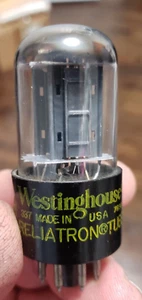 (1) Very Strong and Balanced Westinghouse 6SN7GT Tube Code 7R30 96/92% GM - Picture 1 of 8