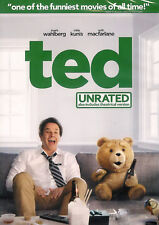 Ted ~ Mark Wahlberg Mila Kunis ~ New Factory Sealed Unrated DVD ~ FREE Shipping