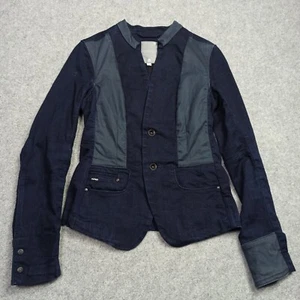 G-Star RAW Womens Denim Jacket M (Fits like size S Slim) Blue Midge-Blazer Jeans - Picture 1 of 13