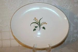 Edwin M Knowles FORSYTHIA X2247-E1 USA 12 3/4" Oval Ham Turkey Serving Platter - Picture 1 of 3