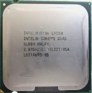 Intel Core 2 Quad Q9550 2,83 GHz 12M 1333MHz Quad-Core Sockel 775 PC Prozessor - Picture 1 of 2
