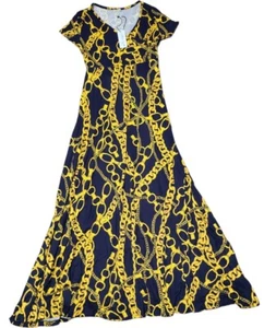 Mother Bee Women's Maternity Long Maxi Dress With Back Tie Size XL - Picture 1 of 6