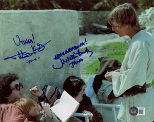 FOTO 8x10 firmada por Tiffany Kurtz Melissa Kurtz JAWA STAR WARS BECKETT BAS - Imagen 1 de 2