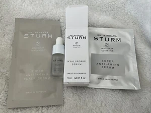 Dr. Barbara Sturm Hyaluronic Serum 3 ml .1 fl oz Mini + Super Anti-aging + scalp - Picture 1 of 7