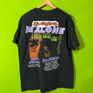 T-shirt XL nera Cheatin Snakes x Post Malone tour dodici carati - Foto 1 di 3