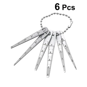 6 Stück Schweißer Inspektionslineal Schweißen Messlehre Werkzeug - Bild 1 von 11