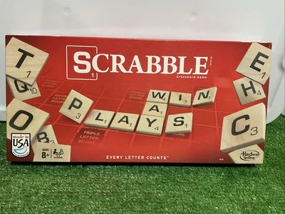 Hasbro 2013 Scrabble Crossword Family Board Game Age 8+ All Pieces Accounted For - Image 1 of 4