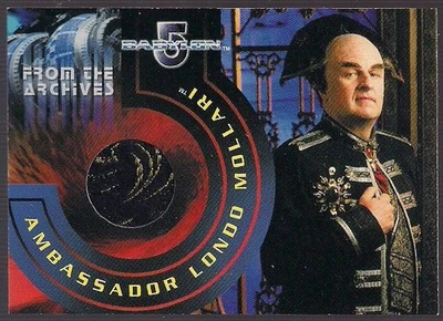 COMPLETE BABYLON 5 RA 2002 PETER JURASIK LONDO MOLLARI WARDROBE RELIC CARD C3 - Image 1 of 2