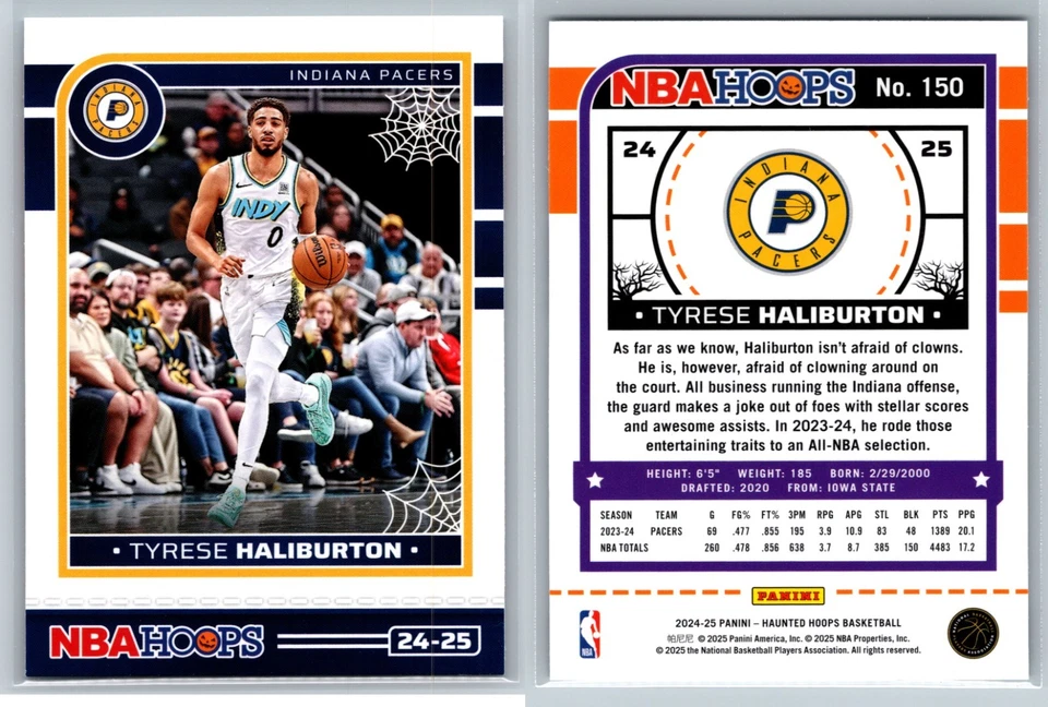 2024-25 Panini NBA Haunted Hoops BASE #1-200 You Pick & Complete a Set! - Image 1 of 1