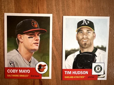 Живой набор Topps Tim Hudson #864, Coby Mayo #865  - Изображение 1 из 4