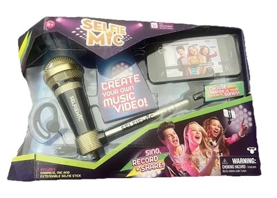 Juego de música karaoke micrófono selfie fabricante de estrellas cantar disco compartir palo extensible Foto 1 de 2