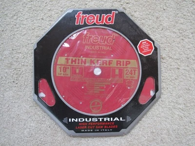 FREUD Industrial 10" Hoja de Sierra Puntas de Carburo Rip 24T Nerf Delgado LU87R010 NUEVO Foto 1 de 3
