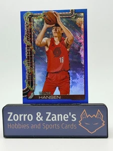 Yang Hansen 2025 Topps Holiday Blue Glitter #H176 RC Rookie Trailblazers - Bild 1 von 4