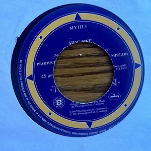 The Mission – V - Vinyl 7" Single UK Import - VG+ - Picture 1 of 2