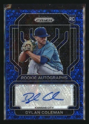 2022 Panini Prizm #RA-DC Dylan Coleman Blue Donut Circles Prizm #/50 - Image 1 of 2