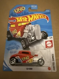 1 2021 Hot Wheels Mattel Games Red ‘32 Ford - Picture 1 of 4