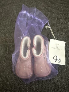 Jimmy Yoo Pink Wool-Lined Leather Boot - Picture 1 of 2