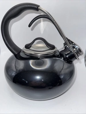 Chantel Classic Loop Teca Tettle Onyx Negro Esmalte Armónica Silbato De Colección Serie 1.8 Foto 1 de 4