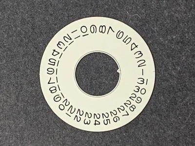 ROLEX genuine DAYDATE Cal.3055 5134 1 (date wheel) gray used (TR24078)  ship - Image 1 of 4