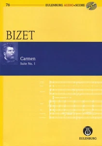 Study Score Georges Bizet Carmen Suite No 1 Orchestra Sheet Music Book & CD - Picture 1 of 1